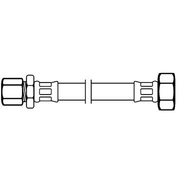 Tengislanga Diaqua DN8 Compr X F 10Mmx1/2" 50cm