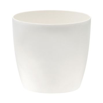 Blómapottur Brussels Round Ø16cm hvítur