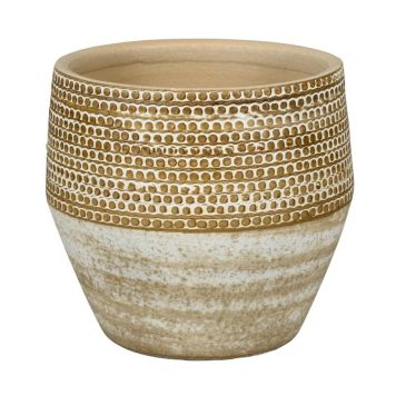 Blómapottur Toro taupe Ø28xH26 cm