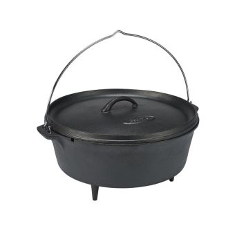 Dutch oven pottur 7,6L Bon-fire steypujárn