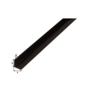 Vinkill PVC 25x25x1,8 mm 2 m svartur