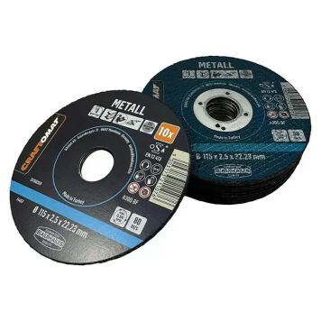 Skurðarskífa 115mm Craftomat málmur 10stk