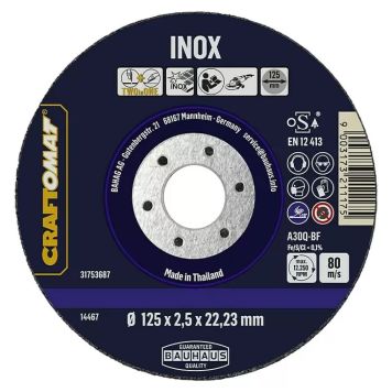 Skurðarskífa 125mm C+G 42 Craftomat málmur