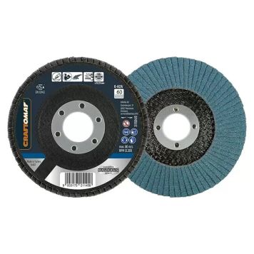 Slípiskífa K60/115mm Craftomat ryðfrítt stál