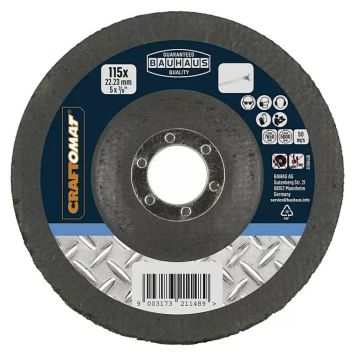 Hreinsiskífa 115mm Craftomat málmur