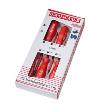 Skrúfjárn VDE 1000V BAUHAUS 6stk