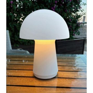 Borðlampi LED 21,5 cm IP44 hvítur