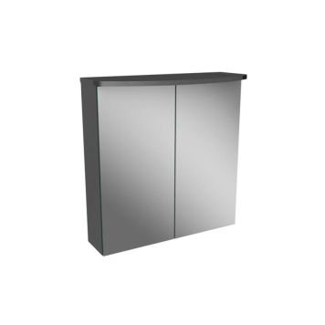 Speglaskápur LED Stella Camargue 60x70x15,5mm grár
