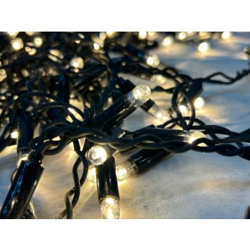 Jólasería hlýtt ljós 200 LED IP44 Big Bulb