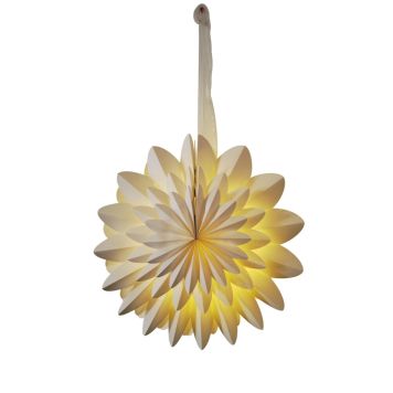 Jólastjarna upphengd Ø40 cm rafhlöðu