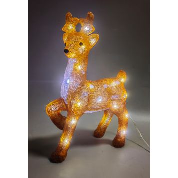 Akrýl hreindýr 30 LED IP44