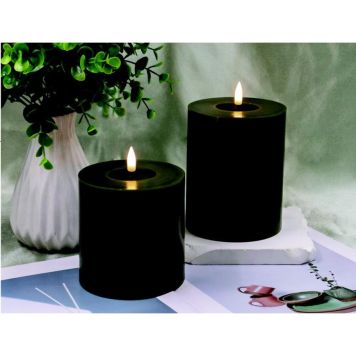 Kerti Olive LED 10x10x12,5 cm 2 stk