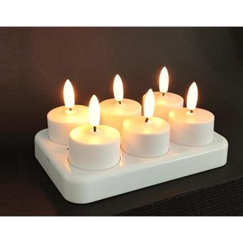 Sprittkerti 3D logi LED 6stk