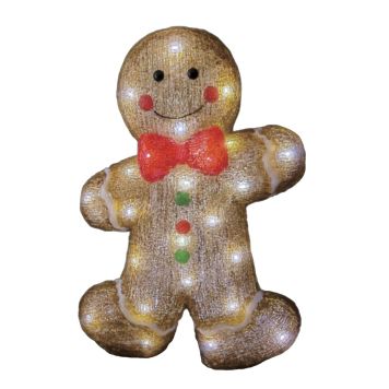 Akrýl sætabrauðsdrengur 40 LED IP44