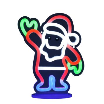 Neonskilti jólasveinn 18x20 cm IP20