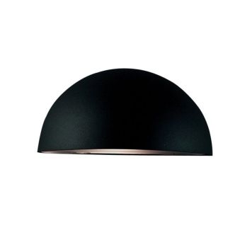 Veggljós E14 Scorpius svart/kopar 20 cm