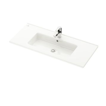 Handlaug 80,5x36 cm Svanholm Lensvik háglans hvít