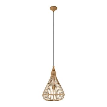 Hangandi ljós E27 Amsdield Ø35cm tré 