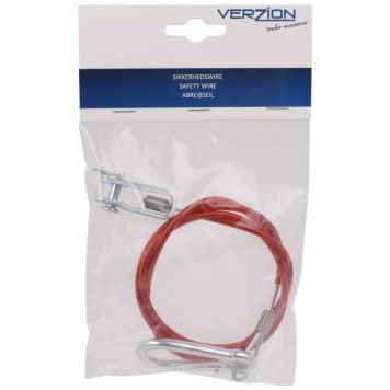 Öryggisvír fyrir kerru rauður 100 cm