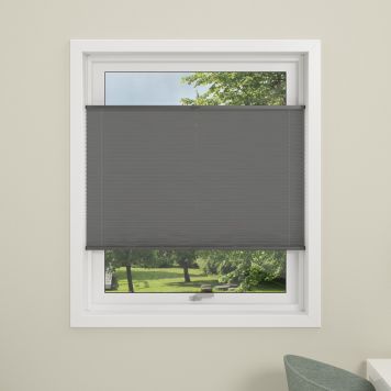 Plíseruð gardína 100x130 cm Debel Flex grá