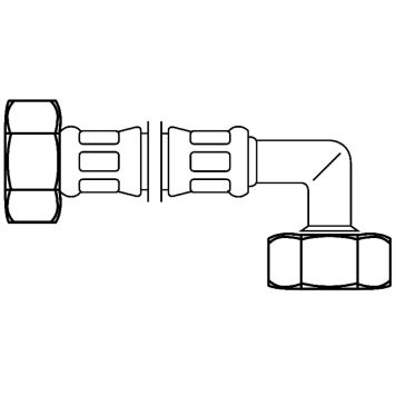 Tengibarki DN8 F Curv Xf 3/4"X3/4" Neoperl 200cm