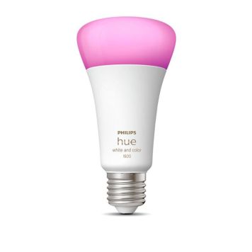 Ljósapera E27 13,5W Philips Hue White & Color Ambiance