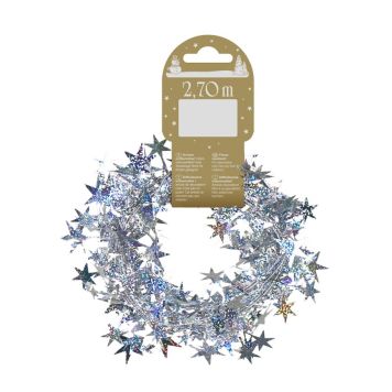 Stjörnulengja 270 cm silfurlituð