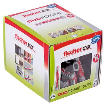 Tappi alhliða 10x80mm Fischer Duopower 25stk