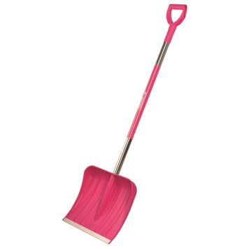 Snjóskófla ál/plast 140x40 cm bleik