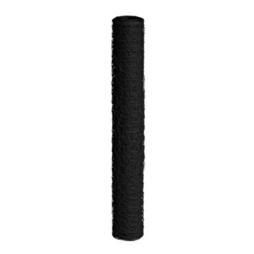Hænsnanet H:100 cm L:10 m möskvi 25 mm NSH svart
