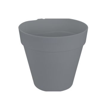 Blómapottur 15cm á grind Elho Loft Urban Green wall grár