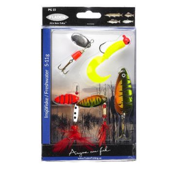 Spúnn fyrir ferskvatn Fladen Fishing 5-11gr 5stk