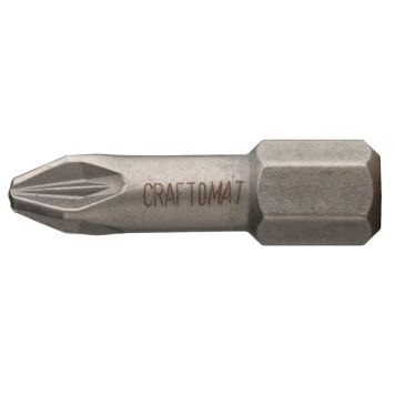 Skrúfbiti PZ1 1/4" 25 mm Craftomat TDC