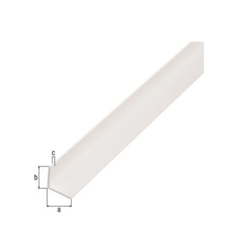 Vinkill PVC 25x25x1,8 mm 2 m hvítur