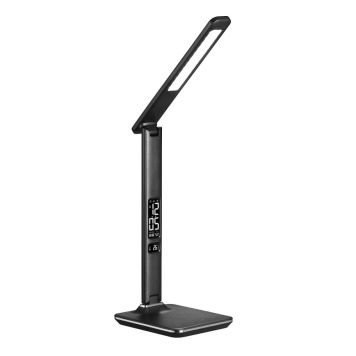 Borðlampi LED Office Watch&light 9W svart