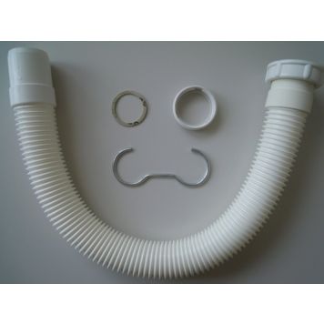 Frárennslisslanga 50cm 1/2"x39,5cm Neoperl grá