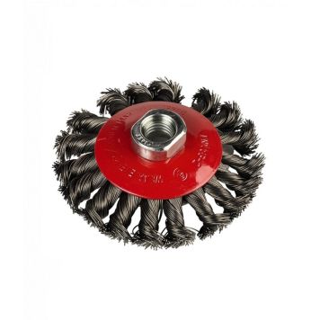 Vírbursti flatur Ø100mm Craftomat M14