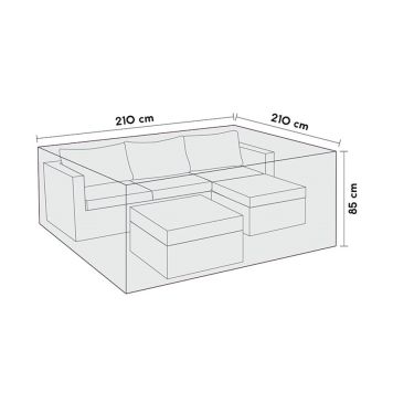 Yfirbreiðsla Sensum 210x210x85cm