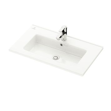 Handlaug 60,5x36 cm Svanholm Lensvik háglans hvít