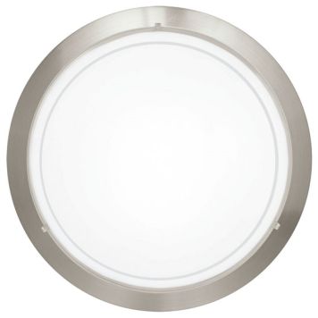 Kúpull LED Planet 1 8,2W Ø29cm burstað stál