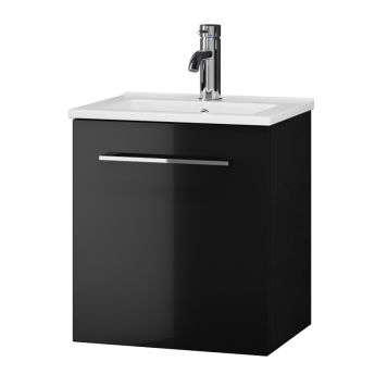 Handlaugarskápur Camden 40cm svartur