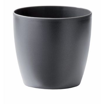 Útiblómapottur Brussels Round Ø24cm dökkgrár