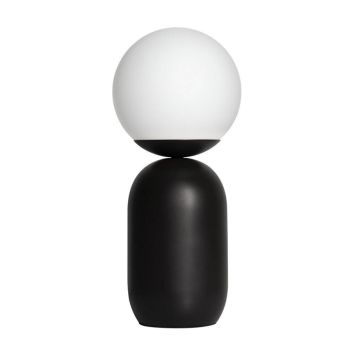 Borðlampi E14 Notti svartur 35 cm