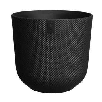Blómapottur Jazz Round Ø14cm svartur