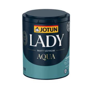 Baðherbergismálning Lady Aqua 680ml hvít mött