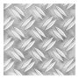 Álplata 250x500x1,5mm riffluð