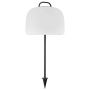 Garðljós með spjóti Kettle svart 52 cm