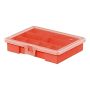 Smáhlutabox 180x150x26mm Wisent rauður