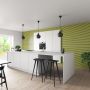 Hljóðdempandi plata Græn 2400X600