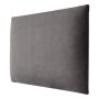 Veggpúði fyrir rúmgafl velvet 91 30x60 grár